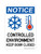 Controlled Environment Keep Door Closed (Cold Temp Symbols), OSHA Notice Sign (Part#: NOT1829)