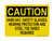 Hard Hat, Safety Glasses, Hearing Protection And Steel Toe Shoes Required, OSHA Caution Sign (Part#: CAU1027)