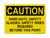 Hard Hats, Safety Glasses, Safety Shoes Required Beyond This Point, OSHA Caution Sign (Part#: CAU1070)