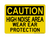 High Noise Area Wear Ear Protection, Caution Sign