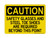 Safety Glasses And Steel Toe Shoes Are Required Beyond This Point, OSHA Caution Sign (Part#: CAU1102)