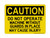 Do Not Operate Machine Without GUARDS IN PLACE May Cause Injury, OSHA Caution Sign (Part#: CAU1185)