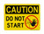 Do Not Start (Worker Stop Symbol), OSHA Caution Sign (Part#: CAU1197)