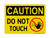 Do Not Touch (Worker Stop Symbol), OSHA Caution Sign (Part#: CAU1199)