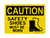 Safety Shoes Must Be Worn (PPE Symbol) Version 2, Caution Sign