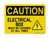 Electrical Box Must Be Covered At All Time (Electrical Hazard Symbol), OSHA Caution Sign (Part#: CAU1235)