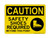 Safety Shoes Required Beyond This Point (PPE Symbol), OSHA Caution Sign (Part#: CAU1244)