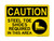 Steel Toe Shoes Required In This Area (PPE Symbol), OSHA Caution Sign (Part#: CAU1248)