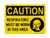 Respirators Must Be Worn In This Area (PPE Symbol), OSHA Caution Sign (Part#: CAU1323)