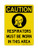 Respirators Must Be Worn In This Area Vertical(PPE Symbol), OSHA Caution Sign (Part#: CAU1324)