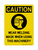 Wear Welding Mask When Using This Machinery (PPE Symbol), Caution Sign