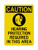Hearing Protection Required In This Area (PPE Symbol), OSHA Caution Sign (Part#: CAU1337)
