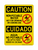 Non-Potable Water Not For Drinking Or Cooking Use English/Spanish (No Water Symbol), Caution Sign