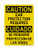 Ear Protection Required English/Spanish, OSHA Caution Sign (Part#: CAU1347)