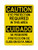 Eye Protection Required In This Area English/Spanish, OSHA Caution Sign (Part#: CAU1354)