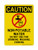 Non-Potable Water Do Not Use For Drinking, Washing, Cooking (No Water Symbol), OSHA Caution Sign (Part#: CAU1366)