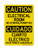 Electrical Room No Storage Permitted English/Spanish, OSHA Caution Sign (Part#: CAU1371)