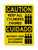 Keep All Cylinders Chained (Tanks Symbol) English/Spanish, OSHA Caution Sign (Part#: CAU1378)