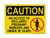 No Access To Declared Pregnant Workers And Under 18 Years (No Entry Woman Symbol), OSHA Caution Sign (Part#: CAU1387)