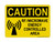 RF/Microwave Energy Controlled Area (Sensor Symbol), OSHA Caution Sign (Part#: CAU1398)