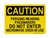 Persons Wearing Pacemaker Do Not Enter Microwave Oven In Use, OSHA Caution Sign (Part#: CAU1401)