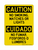 No Smoking, Matches Or Lights English/Spanish, Caution Sign