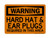 Hard Hat & Ear Plugs Required In This Area, OSHA Warning Sign (Part#: WAR1037)