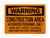 Construction Area Authorized Personnel Only Hard Hat, Safety Glasses And High-Vis Vest Required, OSHA Warning Sign (Part#: WAR1041)