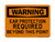 Ear Protection Required Beyond This Point, OSHA Warning Sign (Part#: WAR1054)