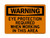 Eye Protection Required When Working In This Area, OSHA Warning Sign (Part#: WAR1057)