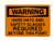 Hard Hats And Safety Glasses Required Beyond The Point, OSHA Warning Sign (Part#: WAR1067)