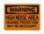 High Noise Area Ear Protection, OSHA Warning Sign (Part#: WAR1080)