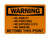 No Jewelry, Piercings, Exposed Cuts, Smoking Beyond This Point, OSHA Warning Sign (Part#: WAR1082)