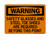 Safety Glasses And Steel Toe Shoes Are Required Beyond This Point, OSHA Warning Sign (Part#: WAR1102)