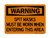 Spit Masks Must bBe Worn When Entering This Area, OSHA Warning Sign (Part#: WAR1117)