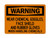 Wear Chemical Goggles, Face Shield And Rubber Gloves When Handling Chemicals, OSHA Warning Sign (Part#: WAR1126)