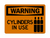 Cylinders In Use (Tanks Symbol), Warning Sign