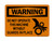 Do Not Operate This Machine Without Guards In Place (Crush Hand Symbol), OSHA Warning Sign (Part#: WAR1183)