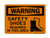 Safety Shoes Required In This Area (PPE Symbol), OSHA Warning Sign (Part#: WAR1242)