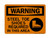 Steel Toe Shoes Required In This Area (PPE Symbol 3), OSHA Warning Sign (Part#: WAR1248)