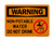 Non-Potable Water Do Not Drink (No Water Symbol), OSHA Warning Sign (Part#: WAR1261)