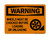 Wheels Must Be Chocked Before Loading Or Unloading (Wheel and Block Symbol), OSHA Warning Sign (Part#: WAR1286)
