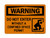 Do Not Enter Without A Confined Space Permit (Confined Space Sy OSHA Warning Sign (Part#: WAR1299)