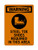 Steel Toe Shoes Required In This Area (PPE Symbol), OSHA Warning Sign (Part#: WAR1308)