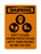 Safety Glasses, Hearing Protection And Safety Shoes Required Beyond This Point (PPE Symbols), OSHA Warning Sign (Part#: WAR1310)