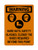 Hard Hats, Safety Glasses, Closed Toe Shoes Required Beyond This Point (PPE Symbols), OSHA Warning Sign (Part#: WAR1312)