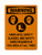 Hard Hats, Safety Glasses, And Safety Shoes Required in This Area At All Times (PPE Symbols), OSHA Warning Sign (Part#: WAR1313)
