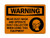 Wear Dust Mask And Operate Dust Collector When Using This Equipment (Right PPE Symbol), OSHA Warning Sign (Part#: WAR1317)