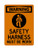 Safety Harness Must Be Worn (PPE Symbol), OSHA Warning Sign (Part#: WAR1326)