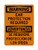 Ear Protection Required English/Spanish, OSHA Warning Sign (Part#: WAR1347)